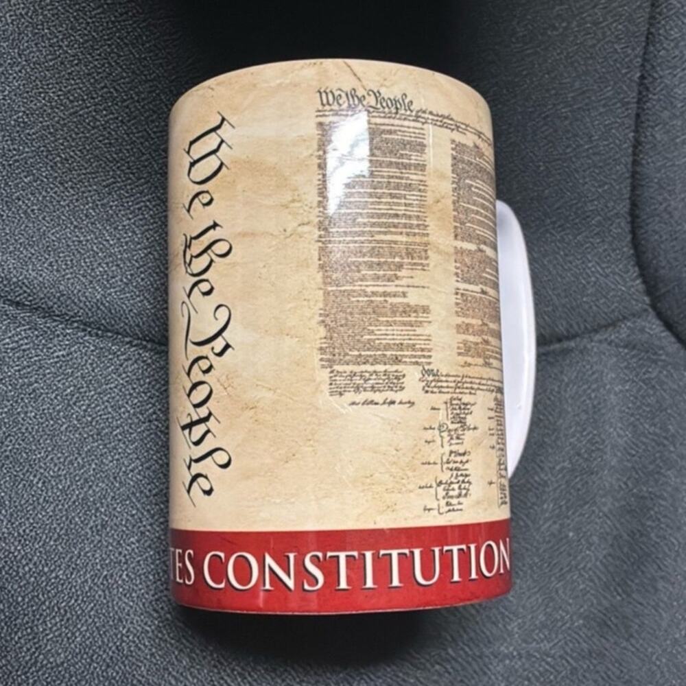 We The People United States Constitution Coffee Mug, 15 oz